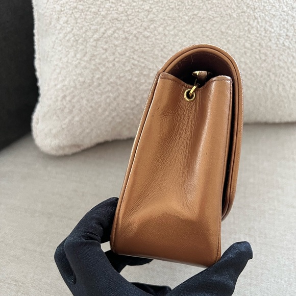 ♻️Auth Chanel Bronze Classic Diana Flap Small RARE Vintage PreLoved - Picture 6 of 15